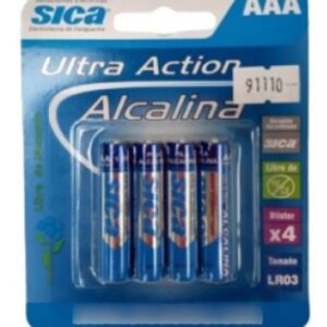Pilas Sica Aaa - Blister 4 Unidades