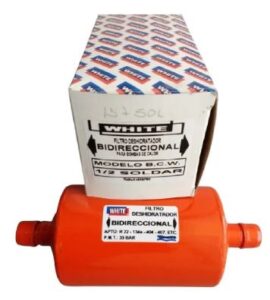 Filtro Deshidratador Bidireccional P/ Aire Acond. 1/2 Soldar