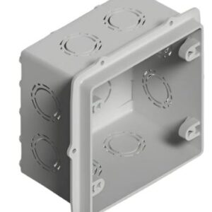 Caja Pvc Cuadrada 10x10 Genrod Pack Por 5 Unid