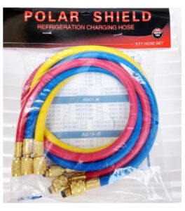 Juego 3 Mangueras Para Manifold De Refrigeración R410a  90cm