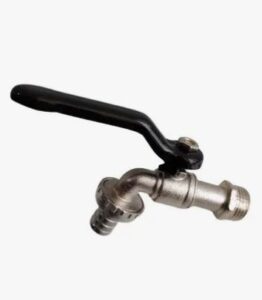 Canilla Esférica Riego Metálica  1/2 ''