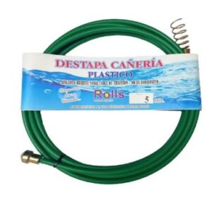 Cinta  Destapa Cañerías  Plástica 5mts Roll´s