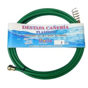Cinta  Destapa Cañerías  Plástica 5mts Roll´s