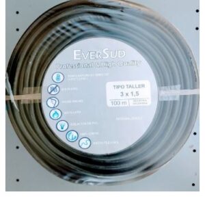 Cable Tipo Taller 3x1,5 Mm Normalizado Alargue Precio X Mtro