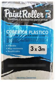 Cobertor Plástico Para Pintor 3x3 Mts. Multiuso