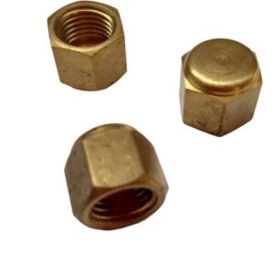 Tapa Ciega De Bronce 1/4 Flare