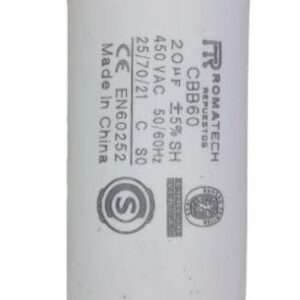 Capacitor  Cbb60  20uf  450vac Con Tornillo
