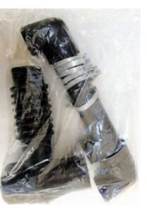 Sifón Doble Goma Con Abrazaderas Ps