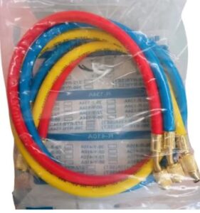 Juego 3 Mangueras Manifold Refrigeración R22 R12 R134a 90cm