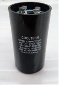 Capacitor 100-120 Mf  X 330 Vac