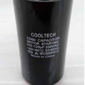 Capacitor 100-120 Mf  X 330 Vac