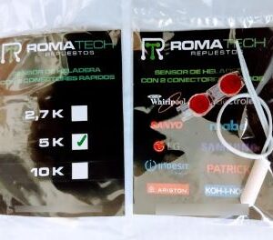 Sensor Heladera Con 2 Conectores Rapidos  5 K