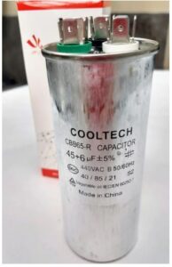 Capacitor Cbb65 45+6-440v