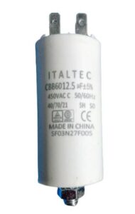 Capacitor 12,5 Mf X 450v  Cbb60 4pin Con Tornillo
