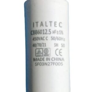 Capacitor 12,5 Mf X 450v  Cbb60 4pin Con Tornillo