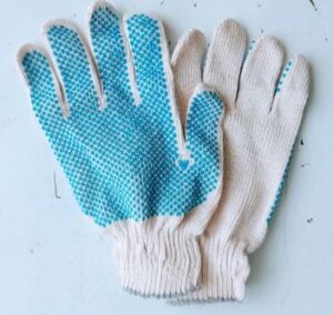 Guantes Moteados Algodón Pesados De Trabajo Por Par