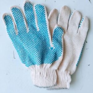 Guantes Moteados Algodón Pesados De Trabajo Por Par