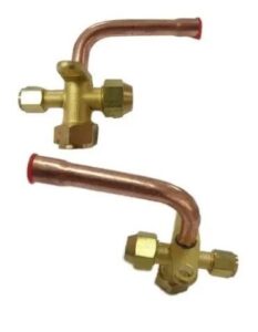 Robinete Válvula De Servicio 1/2 Curvo R22a