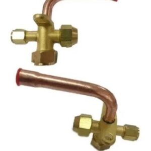 Robinete Válvula De Servicio 1/2 Curvo R22a