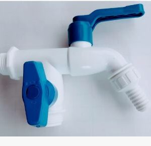 Canilla Plástica Doble Lavarropas Duke