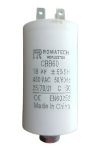 Capacitor  Cbb60 18 Uf 450 Vac C/tornillo