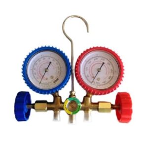 Manifold Bronce Con Visor Y Juego De Manguera R12/22/134/404