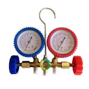 Manifold Bronce Con Visor Y Juego De Manguera R12/22/134/404