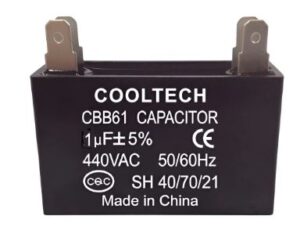 Capacitor Cuadrado De 1 Uf 440v  50/60hz