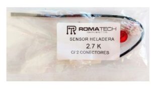 Sensor Heladera Con 2 Conectores Rapidos  2,7 K