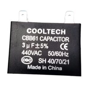 Capacitor Marcha Cuadrado De 3 Uf 440v 50/60hz