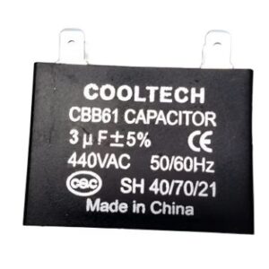 Capacitor Marcha Cuadrado De 3 Uf 440v 50/60hz