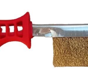 Cepillo Alambre De Acero Bronceado Con Mango