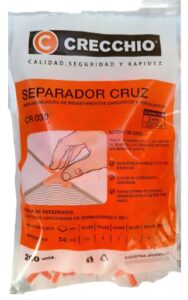 Separador Cruz Para Ceramicos Y Porcelanatos 3mm X 250 Uni