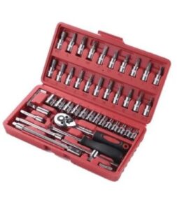 Llave Tubo Set Caja Herramientas Juego Cricket X 46 Piezas