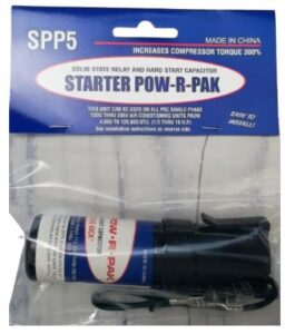 CAPACITOR ARRANQUE -spp5 -aumento Pot. 300% De 1/2  10HP