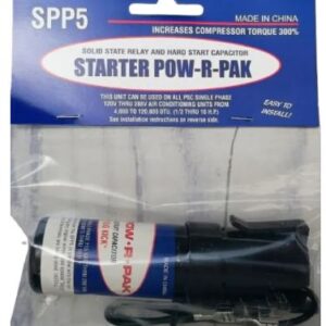 CAPACITOR ARRANQUE -spp5 -aumento Pot. 300% De 1/2  10HP