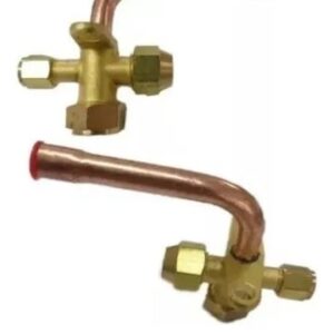 VALVULA DE SERVICIO SPLIT 5/8 CURVO (R410)