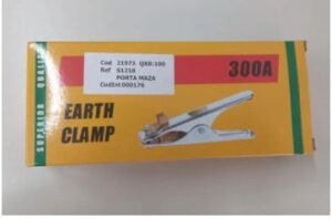 Pinza Porta Maza Para Soldadora 300a Tipo Cocodrilo