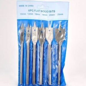 Mechas Pala Para Madera X6pcs (10 12 16 18 20 25 Mm)