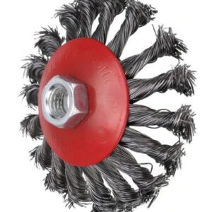 Cepillo Cónico Acero Templado Retorcido 100mm - Rhein