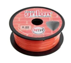 Tanza Hilo Soga Para Albañileria Grilon 0.8mm X 100mts