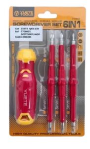 Destornillador Puntas Intercambiables 6 En 1